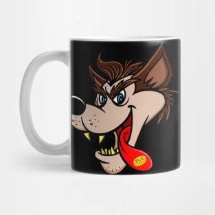 The Lost Chords Wolf Logo (Yellow Pill) Mug